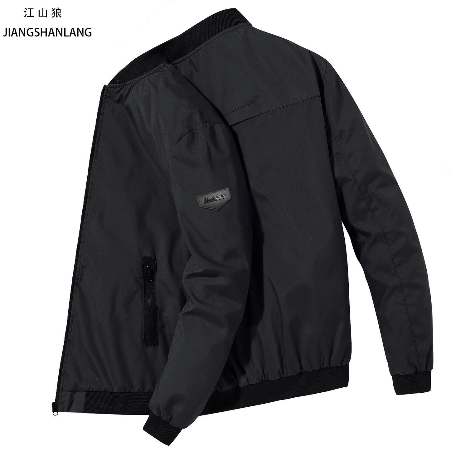 Men's Coat Spring and Autumn Middle-aged Casual Jacket Baseball Suit Collar Korean Slim-fit Top Dad Men's Jacket