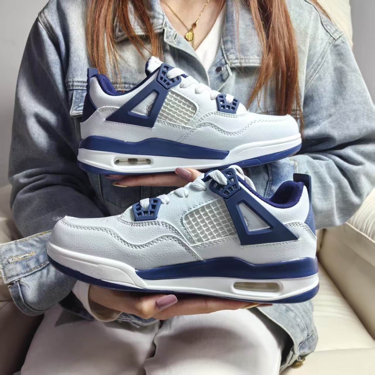 Stylish Air Mesh Sneakers – White, Grey & Black | Unisex Streetwear