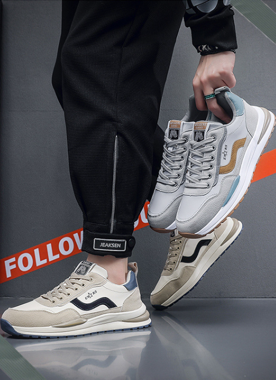 Men's Casual Sport Sneakers – Lightweight Retro Running Shoes