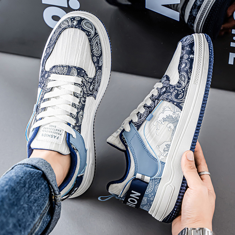 2025 Spring New Men's Shoes Breathable Sports Shoes Korean Style Trendy All-match Shoes Men's Casual Boys
